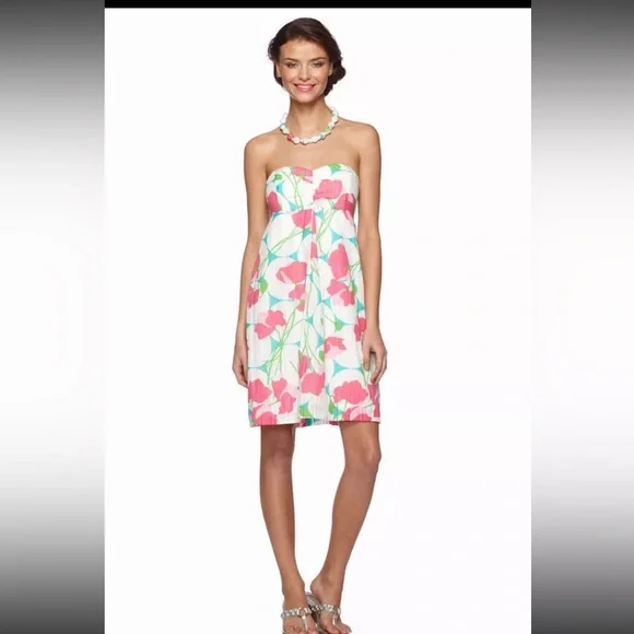 Lilly Pulitzer Besty Had Me A Blast Dress Size 6. Unique / Rare Piece - Picture 2 of 10